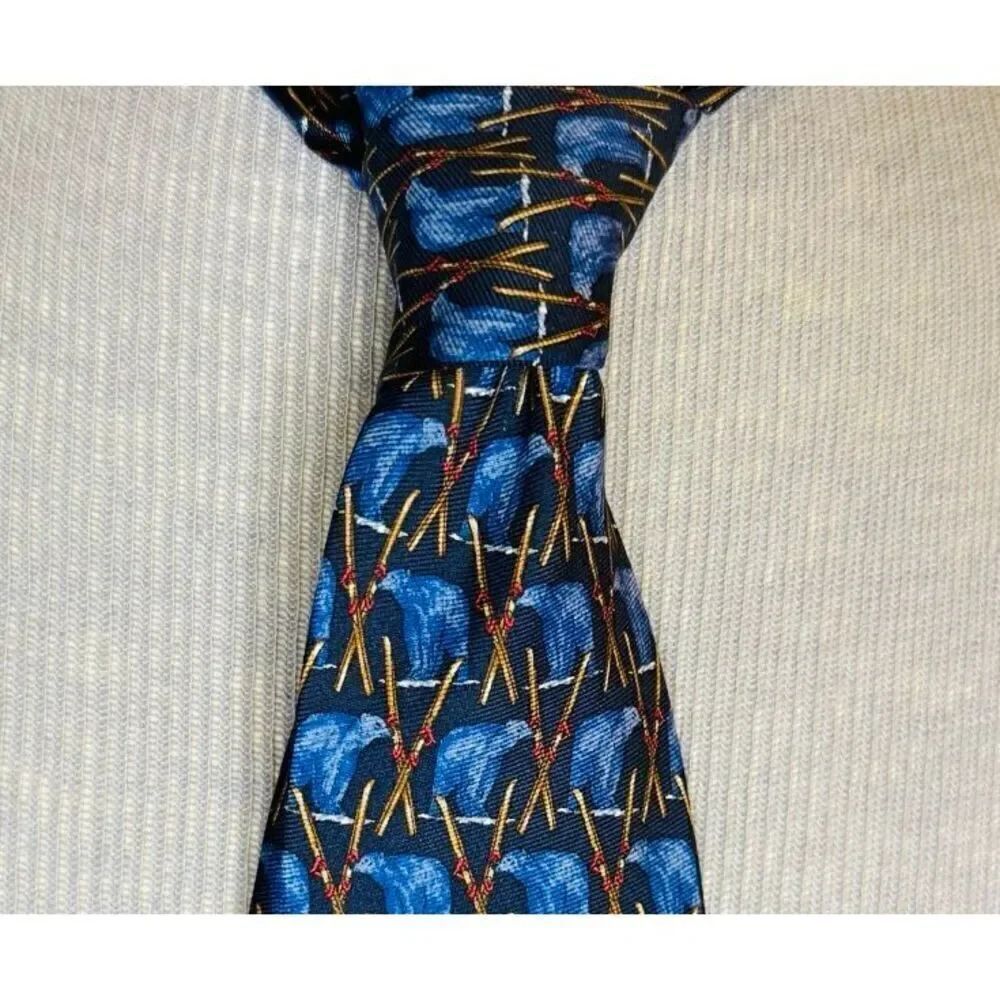 Brooks Brothers Men’s Silk Necktie Pokar Beats Made in USA